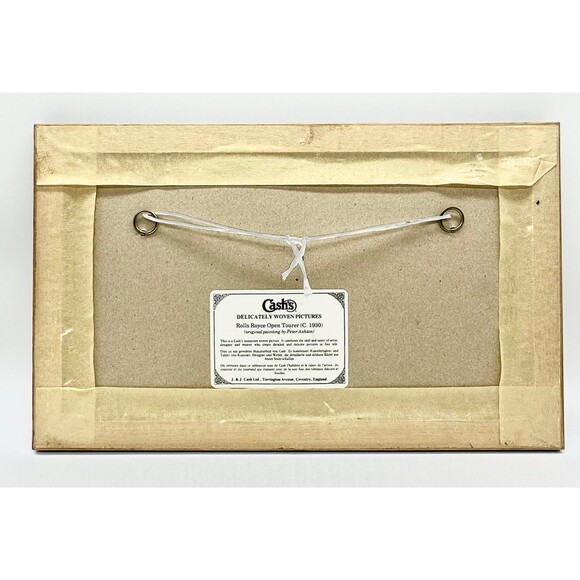 Cash's of Coventry Silk Woven Picture - Rolls Royce Open Tourer (c1930) - Picture 5 of 7